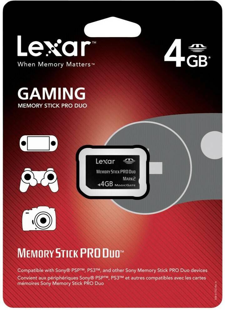 Tarjetas de memoria Aguirre Guitars Lexar Memory Stick 4GB (LMSPD4GBGBEU)