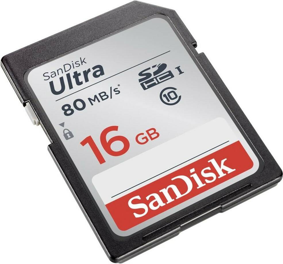 Tarjetas de memoria Aguirre Guitars SanDisk Ultra SD Class 10 UHS I (SDSDUNC-GN6IN)SDHC 16GB (SDSDUNC-016G-GN6IN)