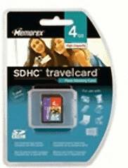 Tarjetas de memoria Aguirre Guitars Memorex SDHC Card TravelCard 4 GB