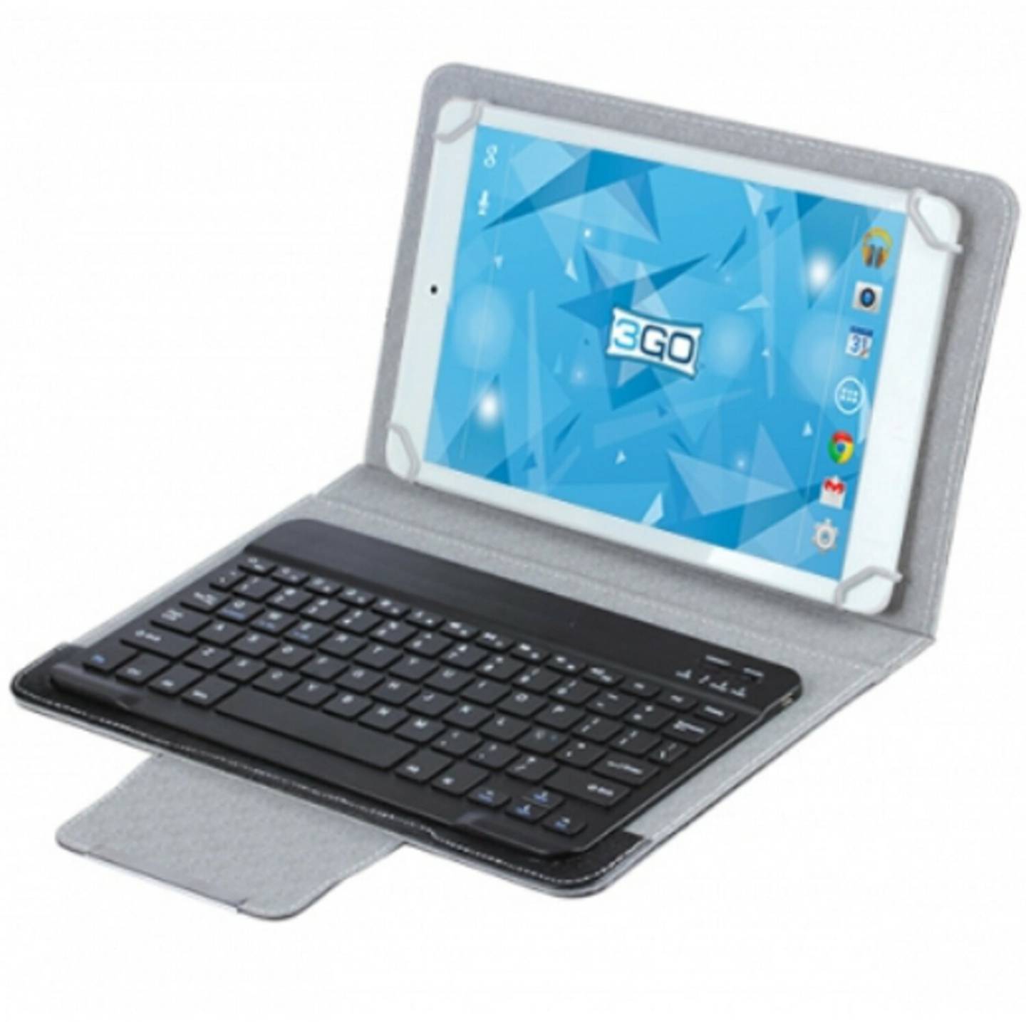 Fundas para tablet Aguirre Guitars 3GO Sleeve with Bluetooth spanish keyboard for tablet 10" black