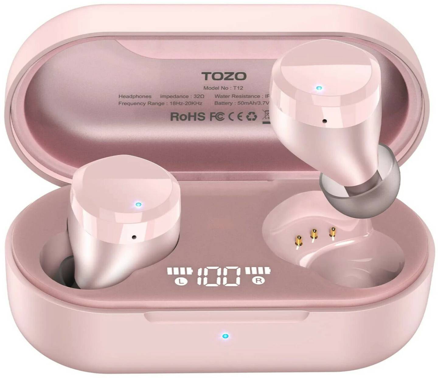 TOZO T12 Aguirre Guitars TOZO T12Rose Gold fucsia