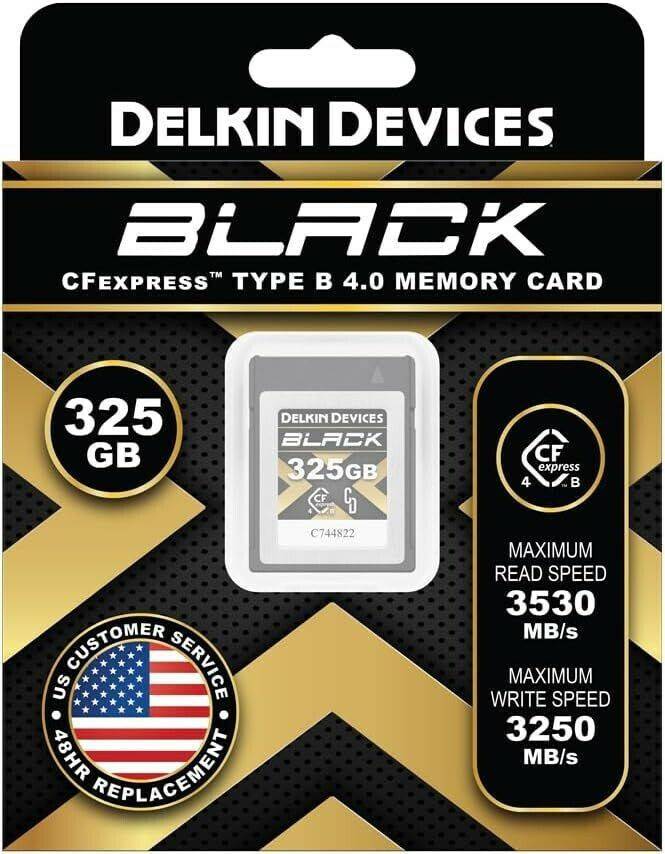 Aguirre Guitars Delkin BLACK CFexpress TYPE B 4.0325GB Tarjetas de memoria