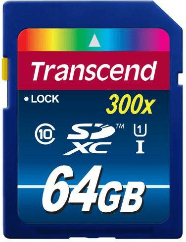 Tarjetas de memoria Aguirre Guitars Transcend Premium SDXC 64GB Class 10 UHS-I (TS64GSDU1)