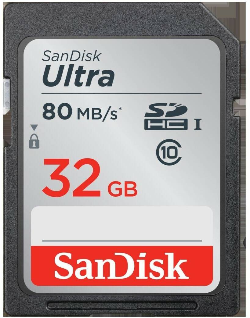 Tarjetas de memoria Aguirre Guitars SanDisk Ultra SD Class 10 UHS I (SDSDUNC-GN6IN)SDHC 32 GB (SDSDUNC-032G-GN6IN)