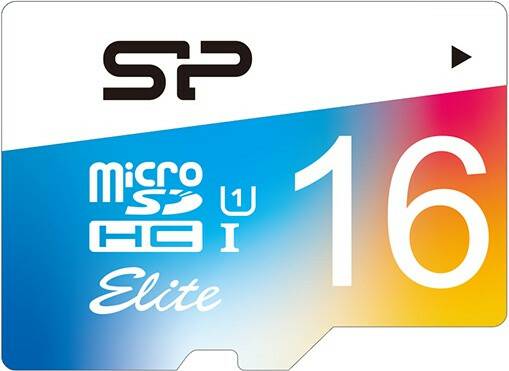 Tarjetas de memoria Aguirre Guitars Silicon Power Elite Colorful microSDmicroSDHC 16GB with adapter