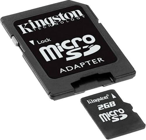 Tarjetas de memoria Aguirre Guitars Kingston microSD 2GB Clase 2 (SDC/2GB)